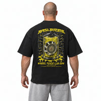 T-shirt oversize Wheel Toxic Lab 004 Rasl’Bitume unisex