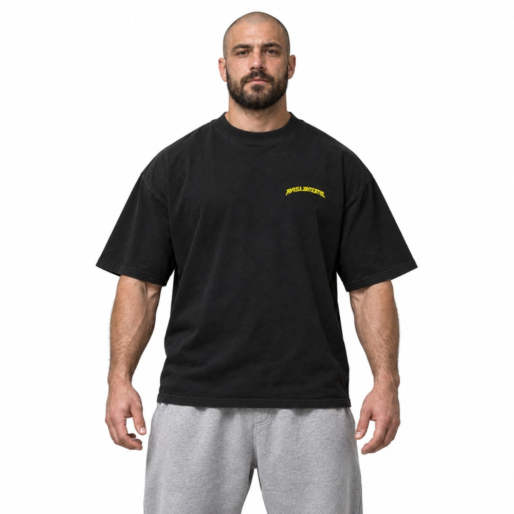 Unisex-Oversize-T-Shirt Wheel Toxic Lab 004 Rasl’Bitume