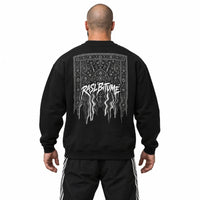 Felpa girocollo Persian Drip Rasl’Bitume unisex