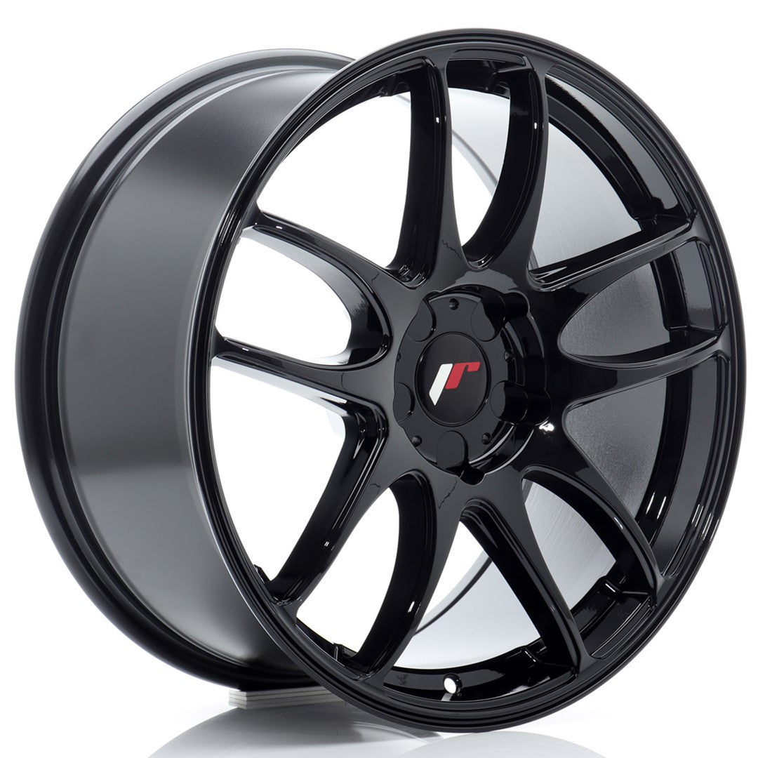 Japan Racing JR-29 18x8.5" (5 trous - sur mesure) ET20-48, Noir Brillant
