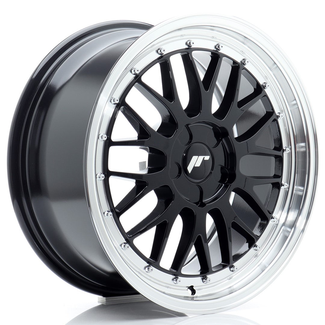 Japan Racing JR-23 18x8" (5 trous - sur mesure) ET20-42, Noir Brillant