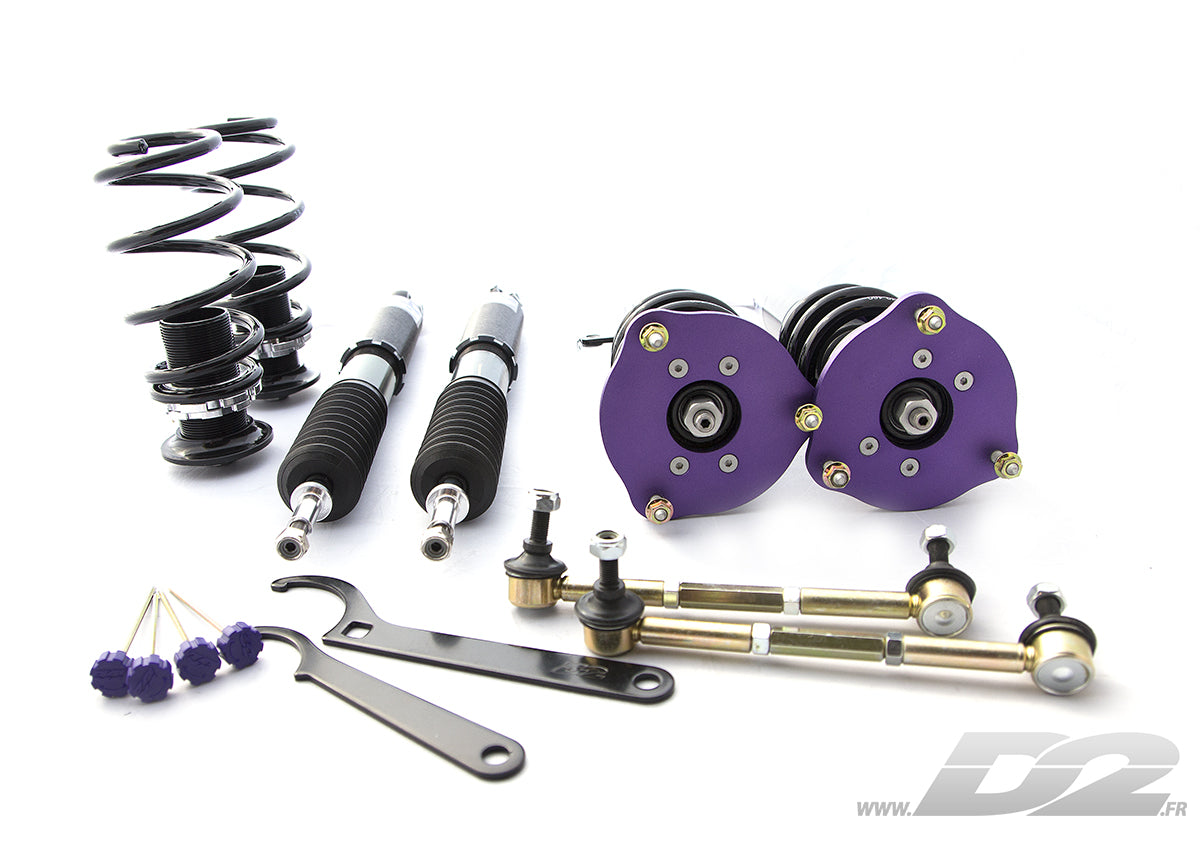 Combinés Filetés D2 Street pour Seat Ibiza 6L1 (2002-2008)