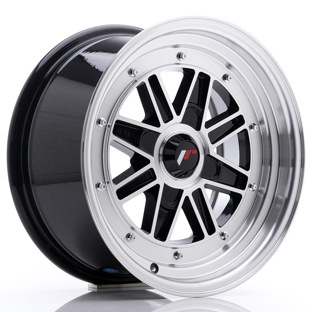 Japan Racing JR-31 15x7.5" (4 trous - sur mesure) ET20, Noir / Brillant