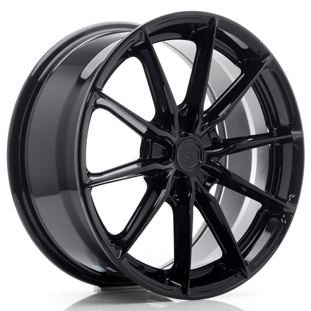 Japan Racing JR-37 18x8" (5 trous - sur mesure) ET20-45, Noir Brillant