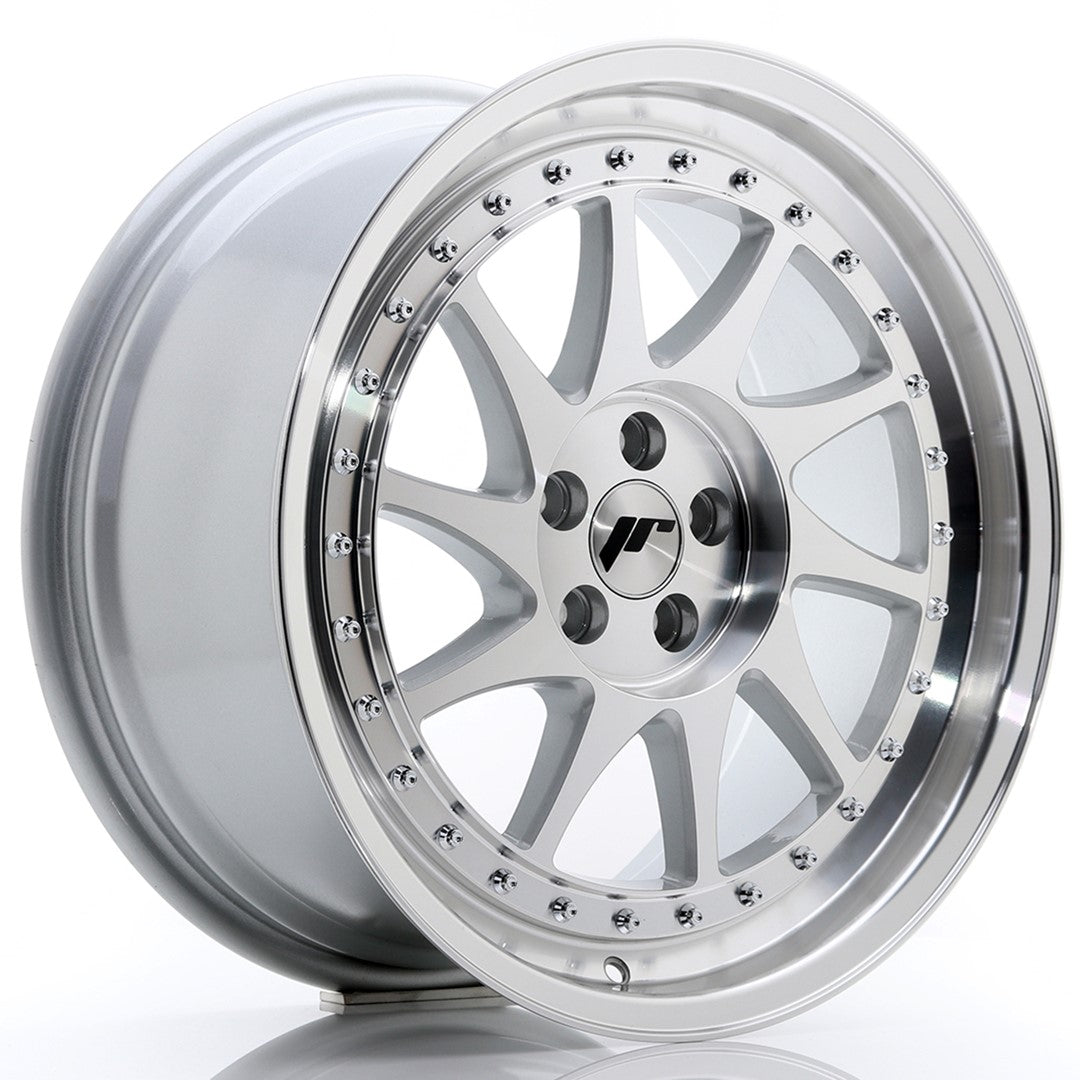 Japan Racing JR-26 18x8.5" 5x100 ET35, Gris Argenté / Poli