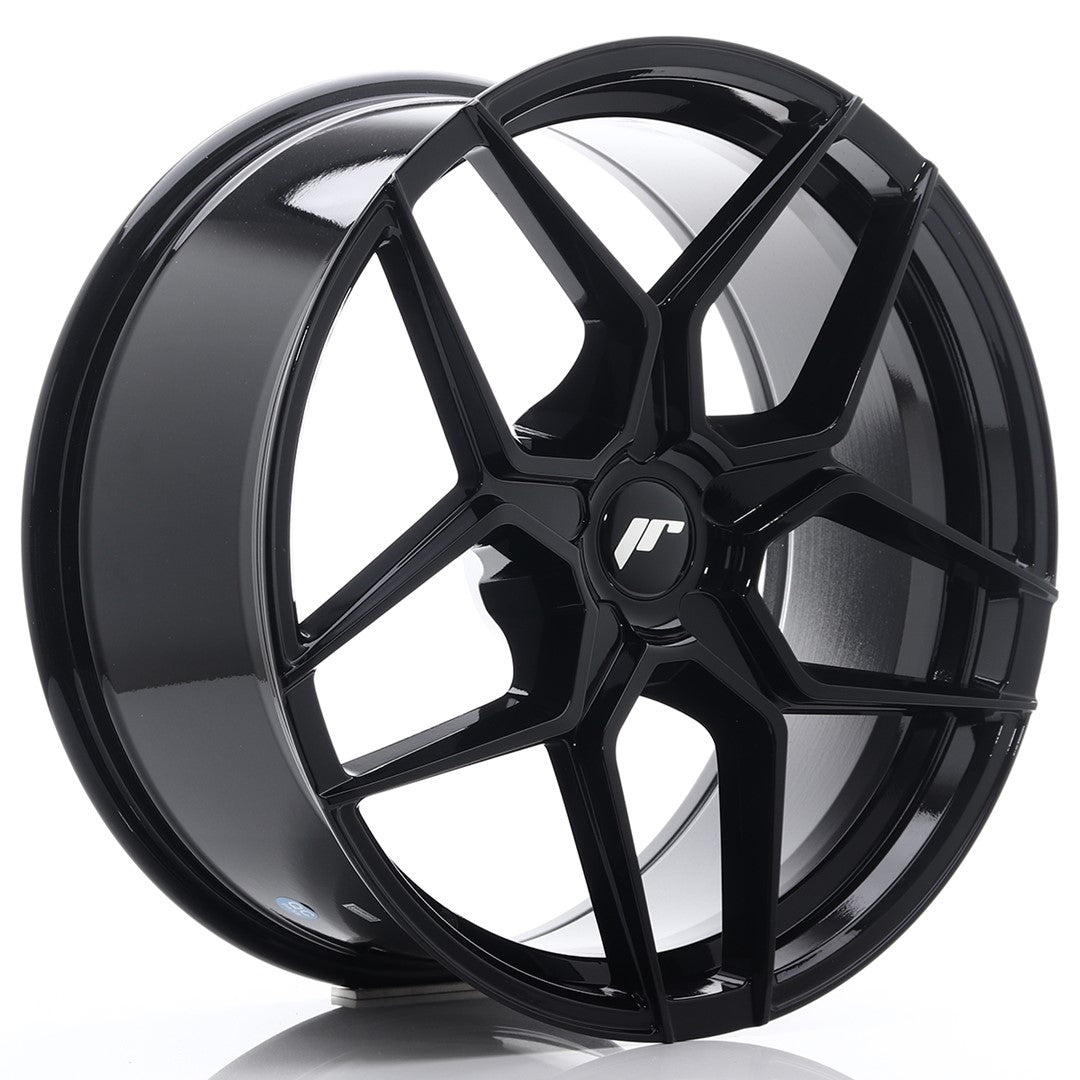 Japan Racing JR-34 Extreme Concave 20x9" (5 trous - sur mesure) ET20-40, Noir Brillant