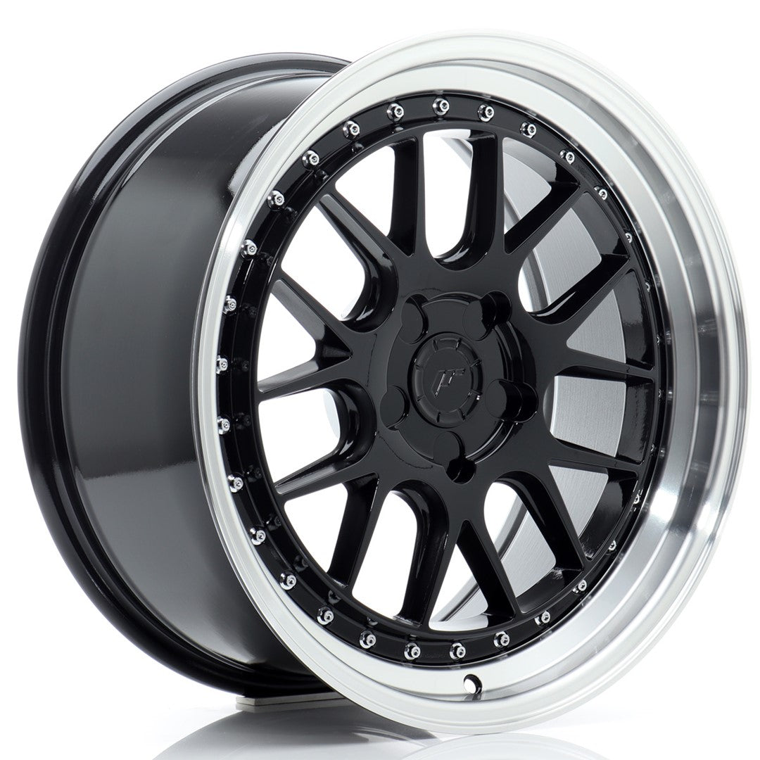 Japan Racing JR-40 18x8.5" (5 trous - sur mesure) ET15-35, Noir / Brillant