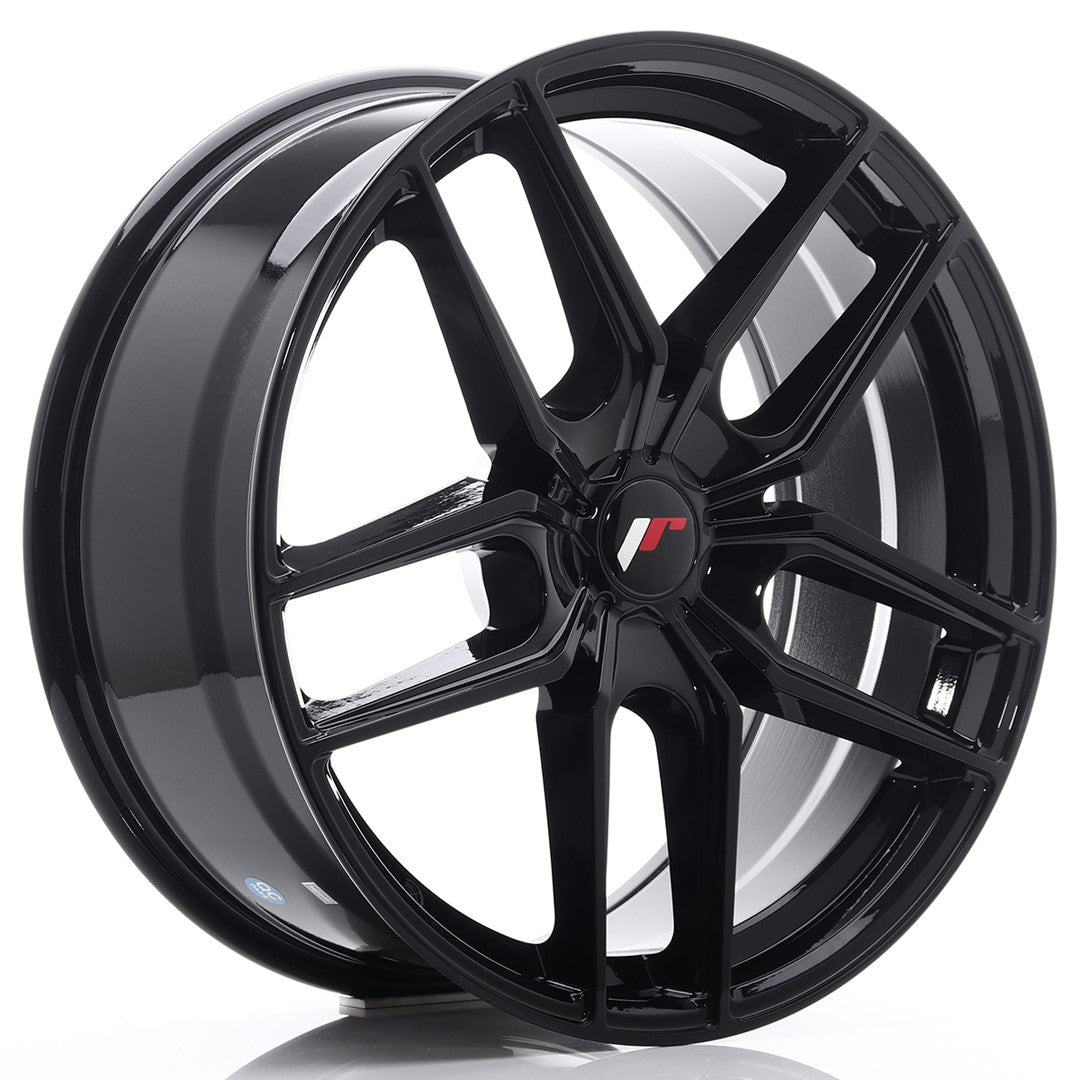 Japan Racing JR-25 20x8.5" (5 trous - sur mesure) ET20-40, Noir / Brillant