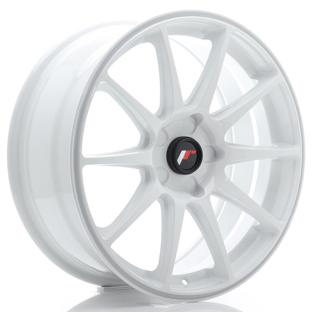 Japan Racing JR-11 18x7.5" (5 trous - sur mesure) ET20-40, Blanc