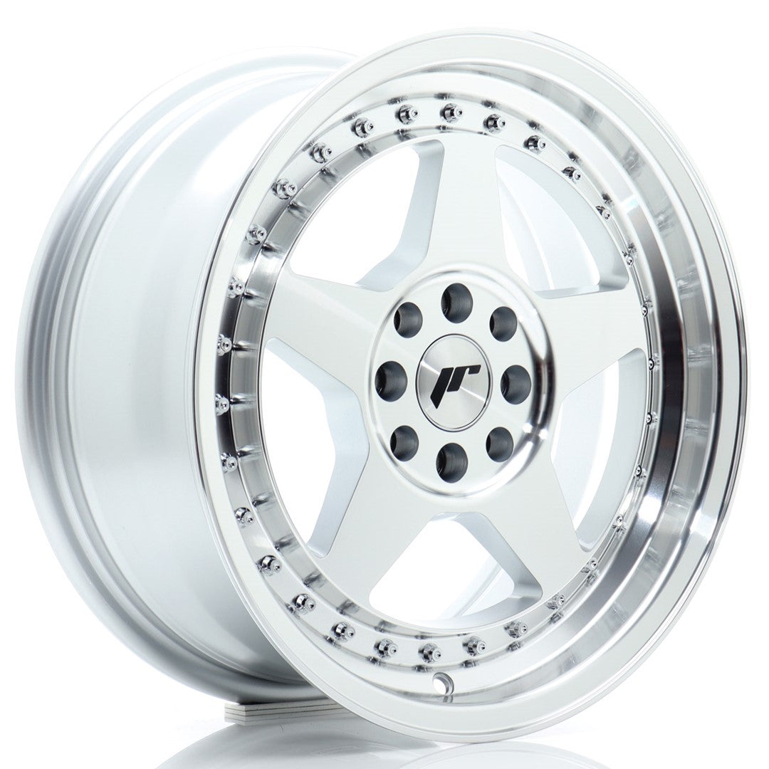 Japan Racing JR-6 16x7" 4x100/108 ET25, Gris Argenté Poli