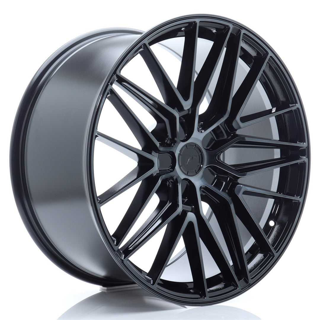 Japan Racing JR-38 21x9.5" (5 trous - sur mesure) ET0-35, Noir Mat & Brillant