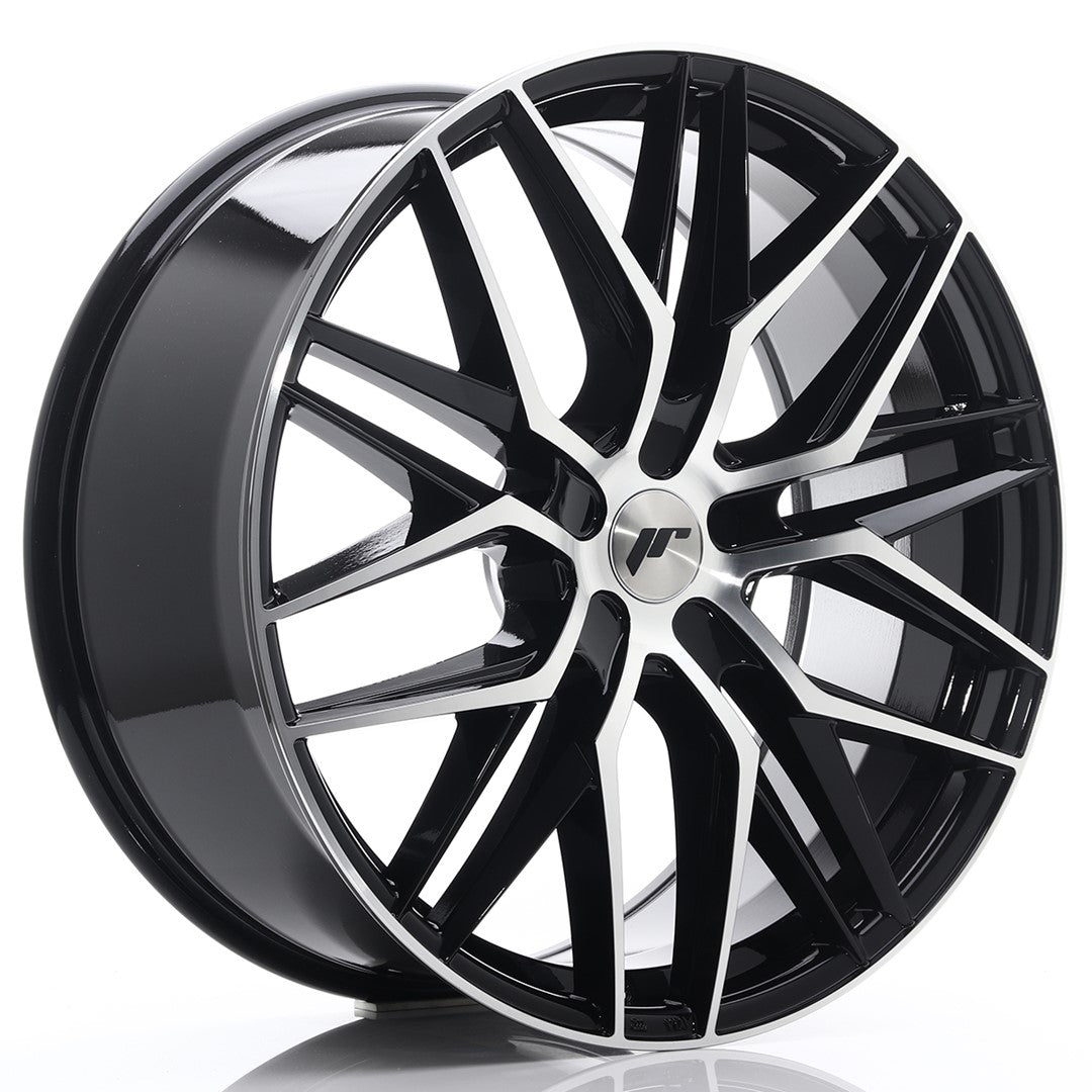 Japan Racing JR-28 Extreme Concave 22x9" (5 trous - sur mesure) ET30-45, Noir / Poli