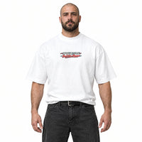 Maglietta oversize Slammed Slicer Pizzeria Rasl’Bitume unisex