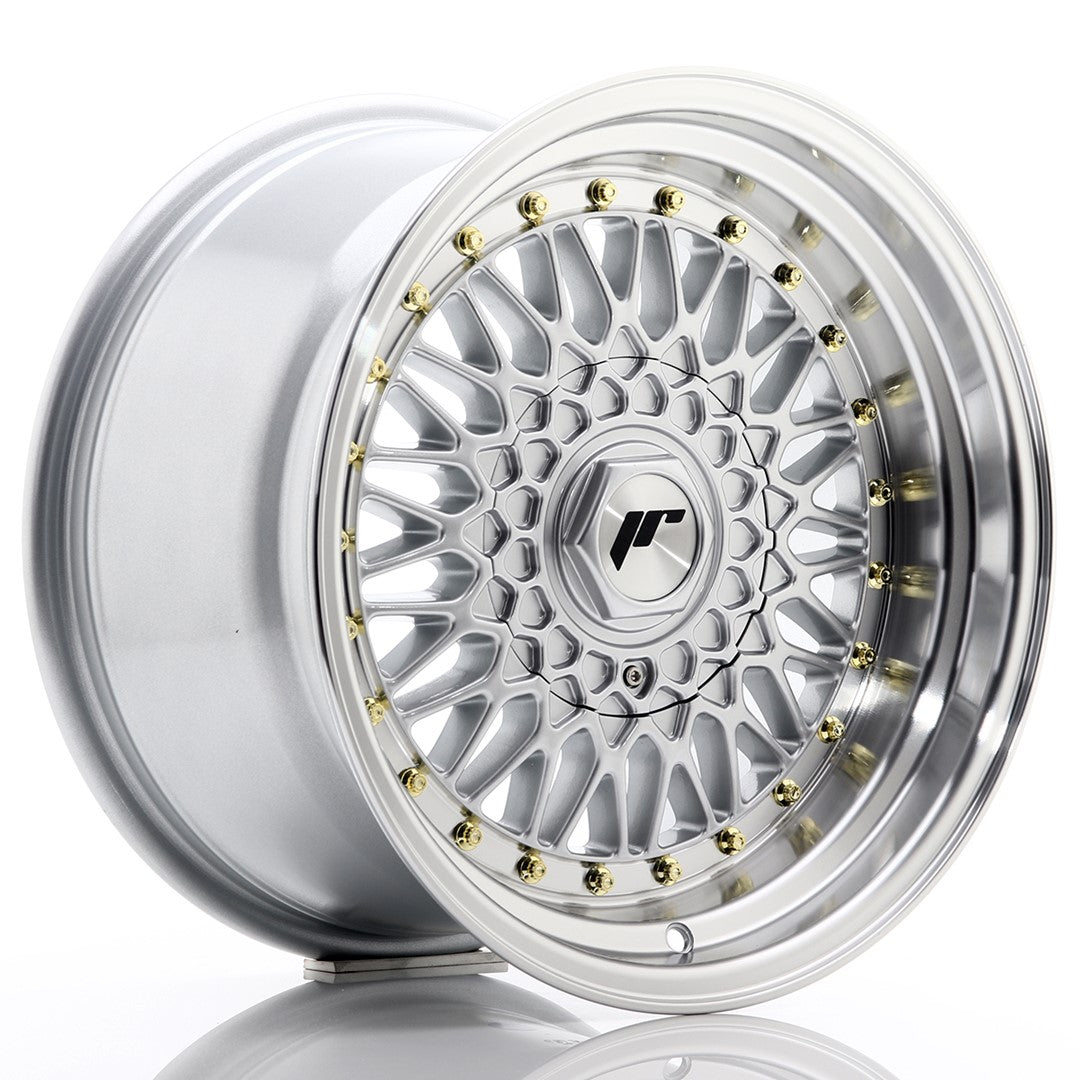 Japan Racing JR-9 16x9" (4 & 5 trous - sur mesure) ET20, Gris Argenté / Poli