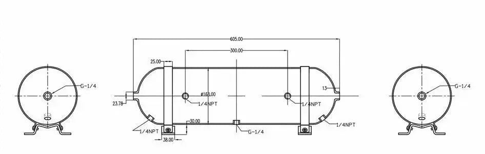 Cuve Airmext 3 Gallons / 11,3 Litres – Aluminium Haute Pression 600 PSI Rasl'Bitume