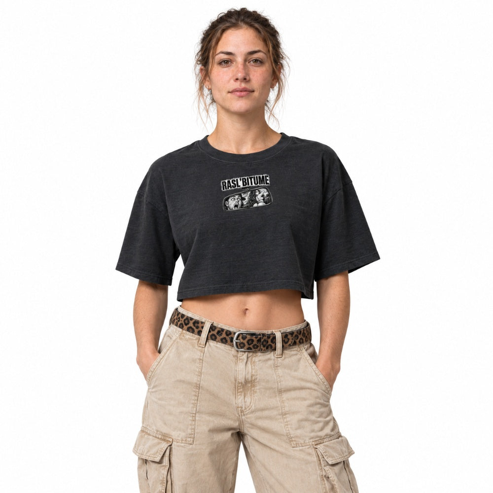 Crop top da donna Objects in Mirror Rasl’Bitume