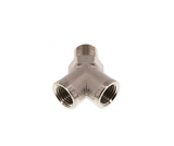 Y-Fitting - 1/4" R male thread | 1/4" G female thread | 1/4" G female thread