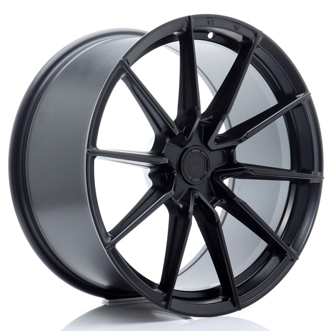 Japan Racing SL-02 Super Light 19x10.5" (5 trous - sur mesure) ET15-57, Noir Mat
