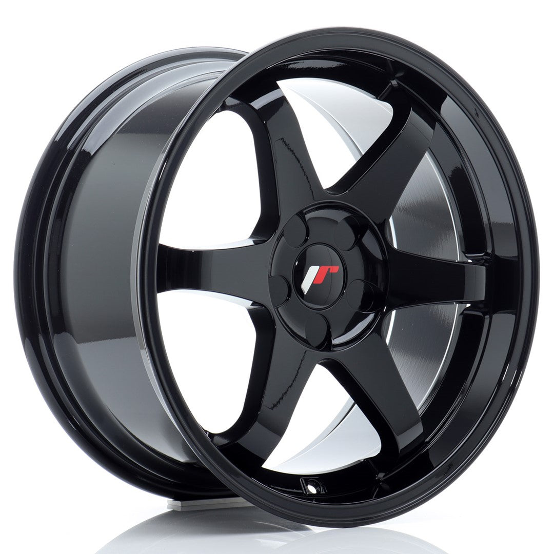 Japan Racing JR-3 Extreme Concave 18x9" (5 trous - sur mesure) ET15-40, Noir Brillant