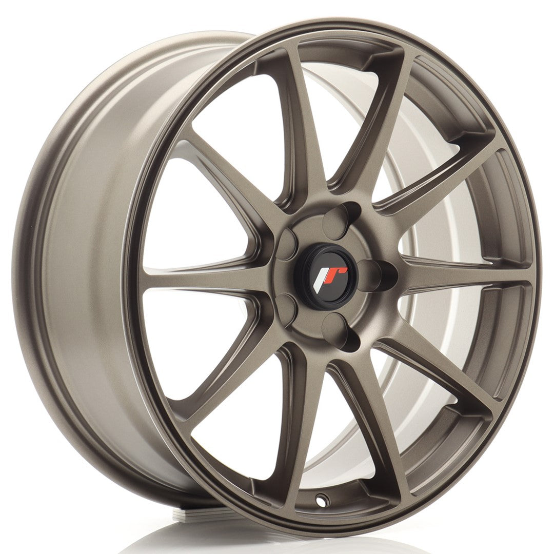 Japan Racing JR-11 18x7.5" (5 trous - sur mesure) ET20-40, Bronze