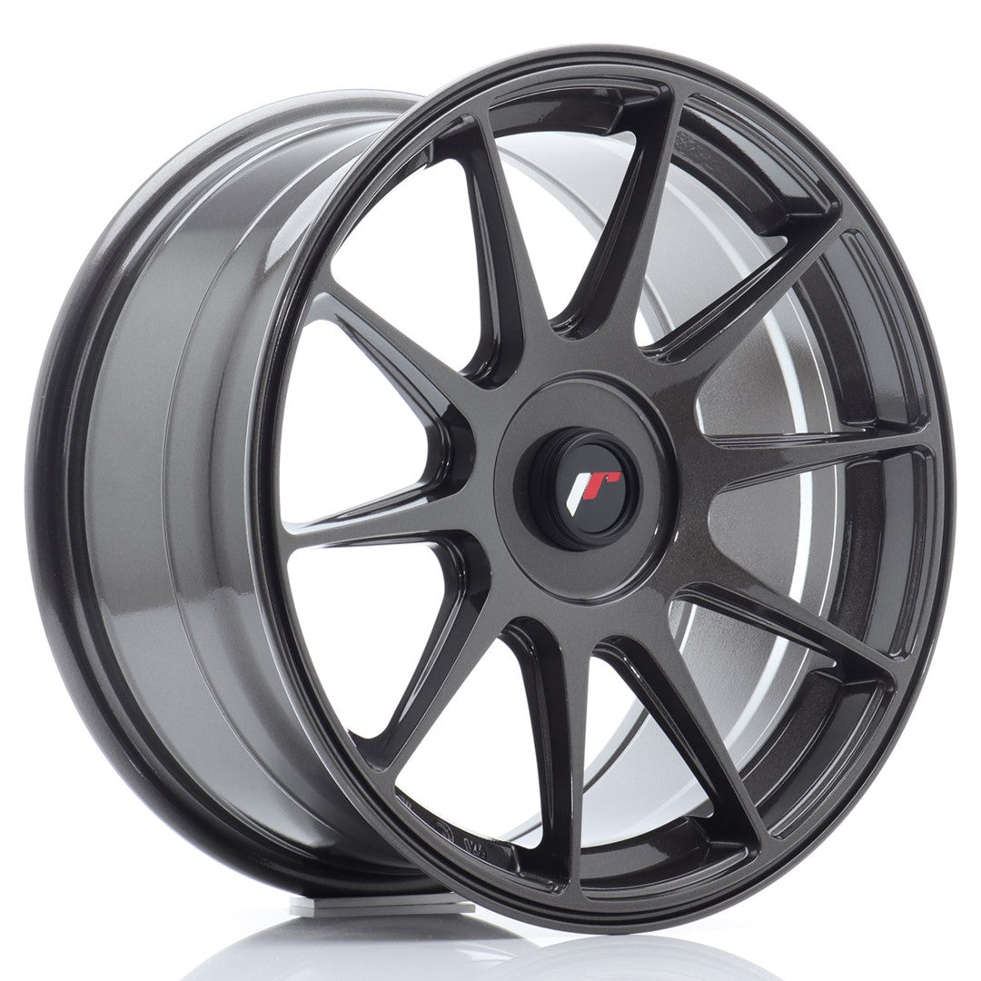 Japan Racing JR-11 17x8.25" (4 & 5 trous - sur mesure) ET35, Hyper Gray