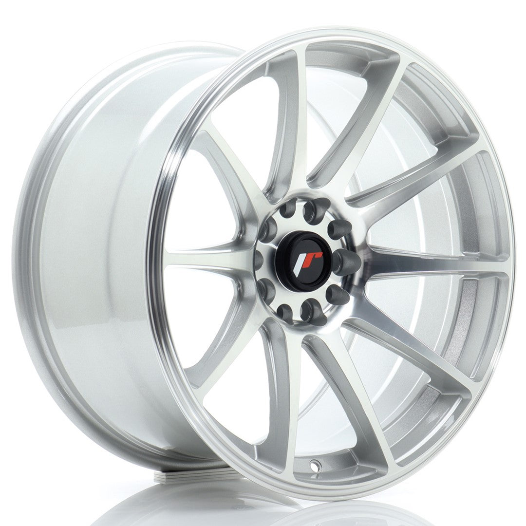 Japan Racing JR-11 Extreme Concave 18x9.5" 5x112/114.3 ET30, Gris Argenté Poli