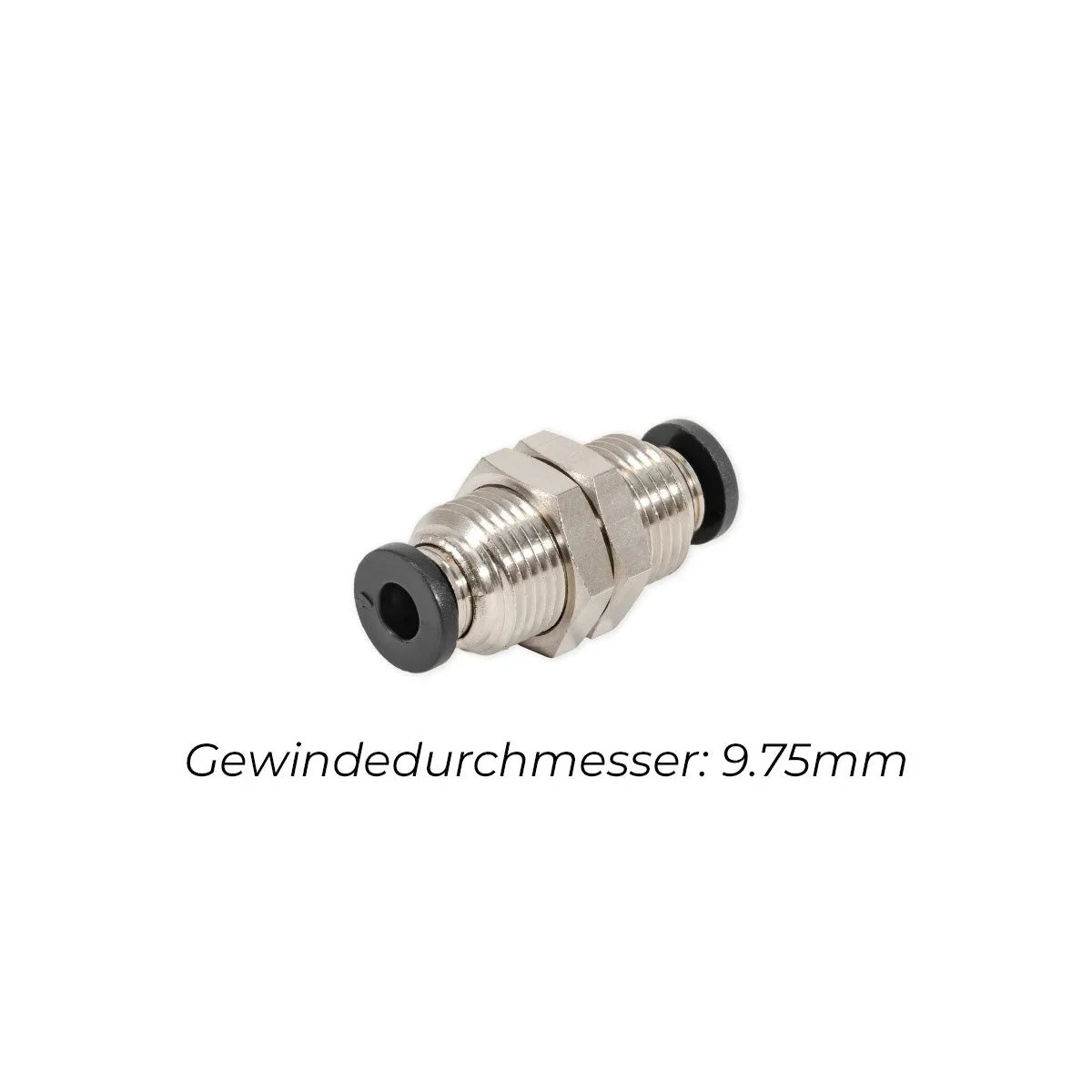 Raccord de cloison - 4mm Push-in