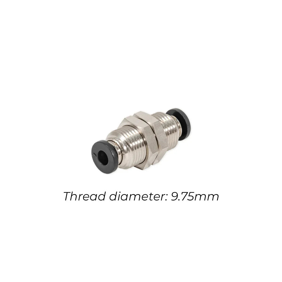 Raccord de cloison - 4mm Push-in