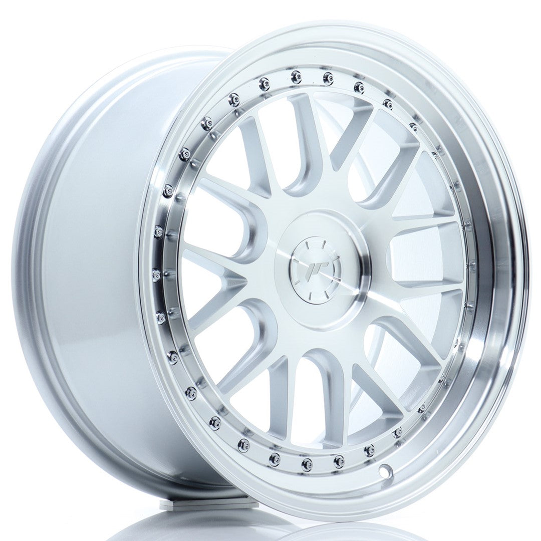 Japan Racing JR-40 18x8.5" (5 trous - sur mesure) ET15-35, Gris Argenté