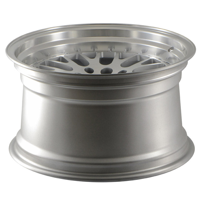 Japan Racing JR-10 15x8" 4x100/108 ET20, Gris Argenté