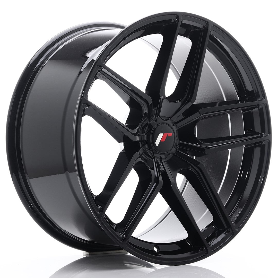 Japan Racing JR-25 Extreme Concave 20x10" (5 trous - sur mesure) ET20-40, Noir / Brillant