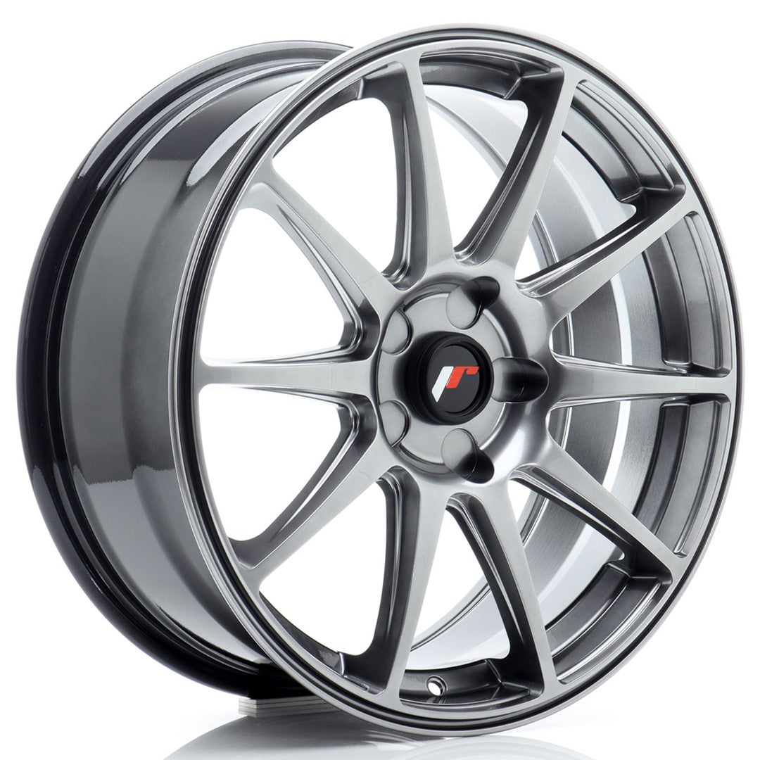 Japan Racing JR-11 18x7.5" (5 trous - sur mesure) ET20-40, Hyper Black