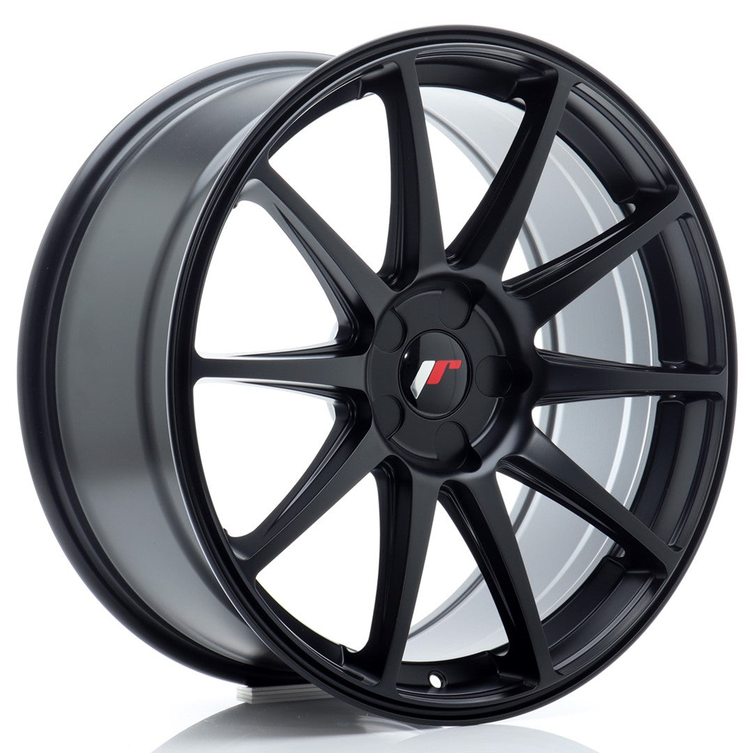 Japan Racing JR-11 19x8.5" (5 trous - sur mesure) ET20-42, Noir Mat