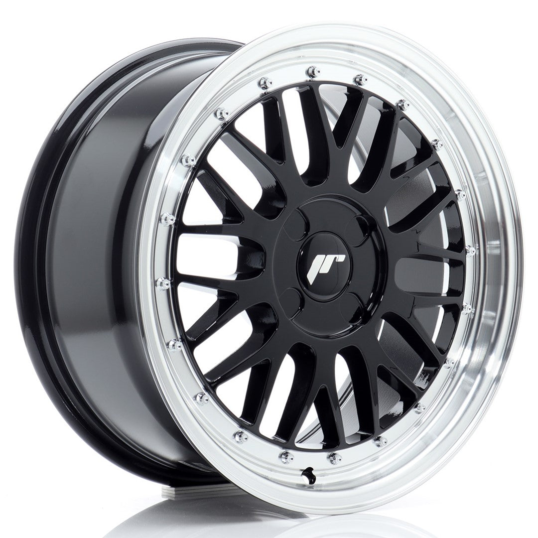 Japan Racing JR-23 17x8" (4 trous - sur mesure) ET20-45, Noir Brillant