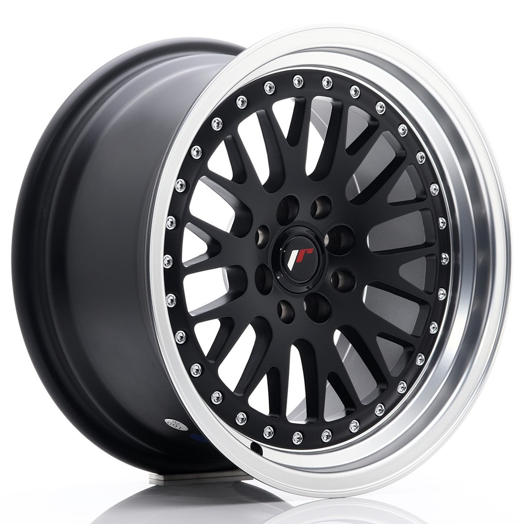 Japan Racing JR-10 16x8" 4x100/108 ET20, Noir Mat / Satiné