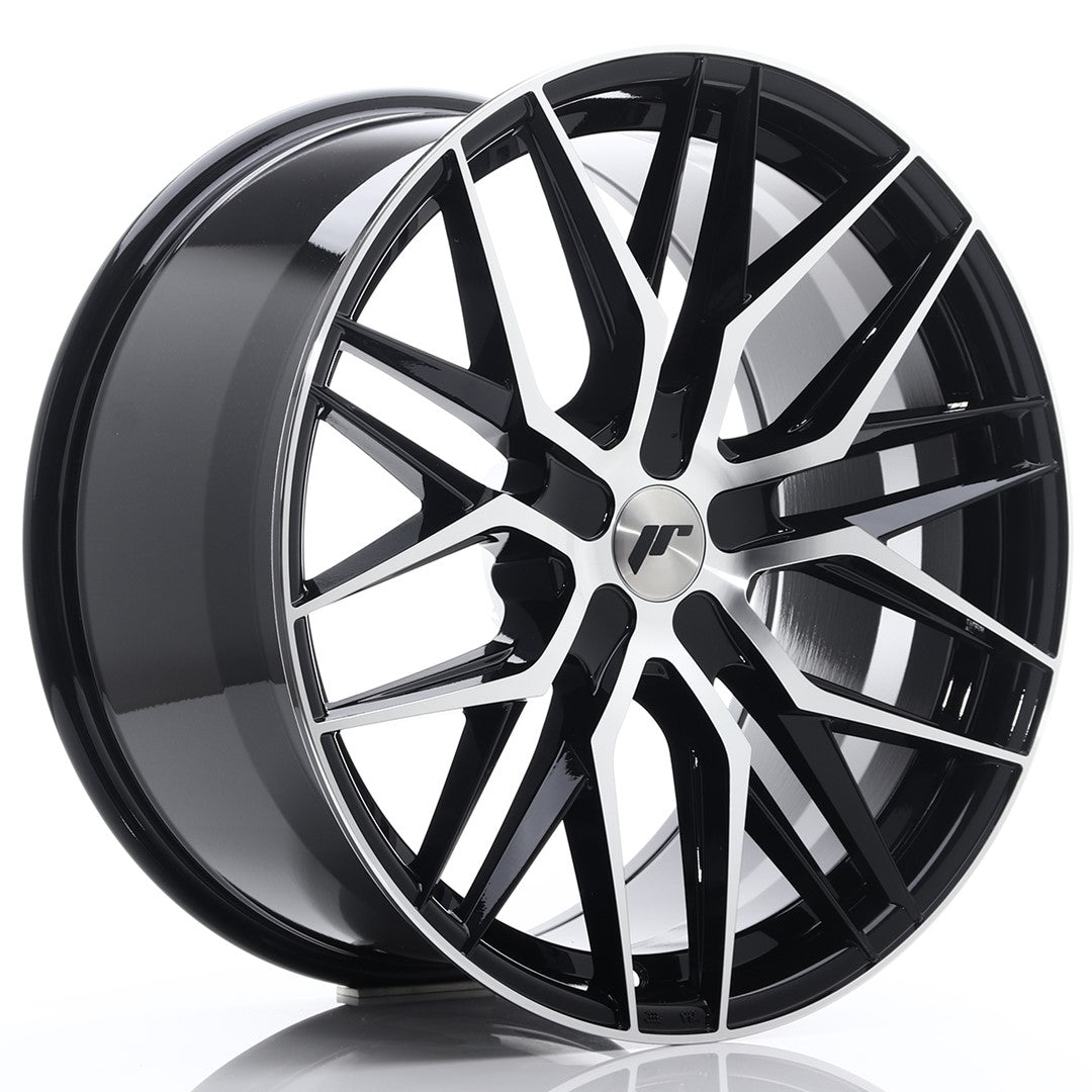 Japan Racing JR-28 Extreme Concave 21x10.5" (5 trous - sur mesure) ET15-55, Noir / Poli