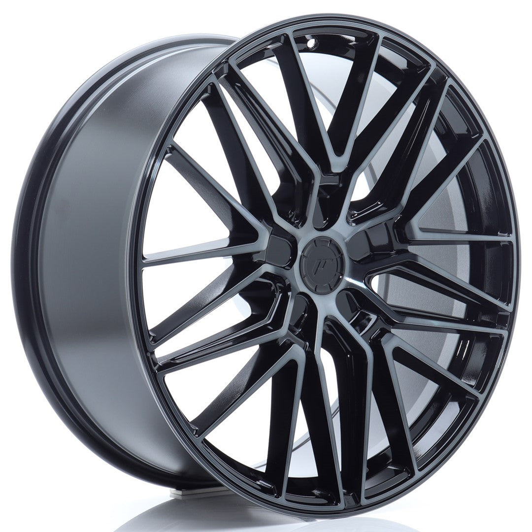 Japan Racing JR-38 21x9" (5 trous - sur mesure) ET10-52, Noir Mat & Brillant