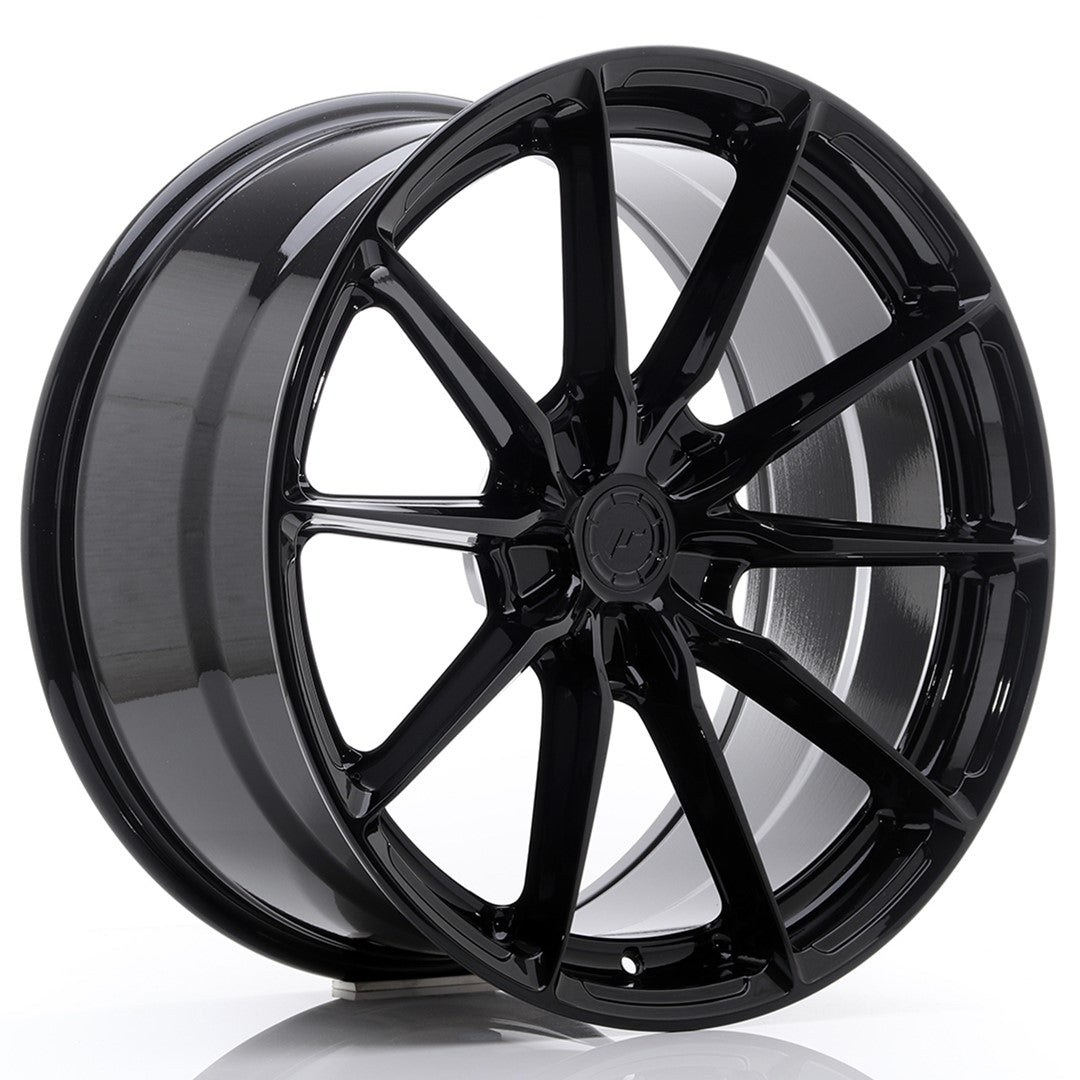 Japan Racing JR-37 Extreme Concave 20x10" (5 trous - sur mesure) ET20-45, Noir Brillant