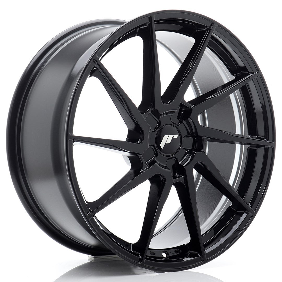Japan Racing JR-36 20x8.5" (5 trous - sur mesure) ET20-45, Noir Brillant