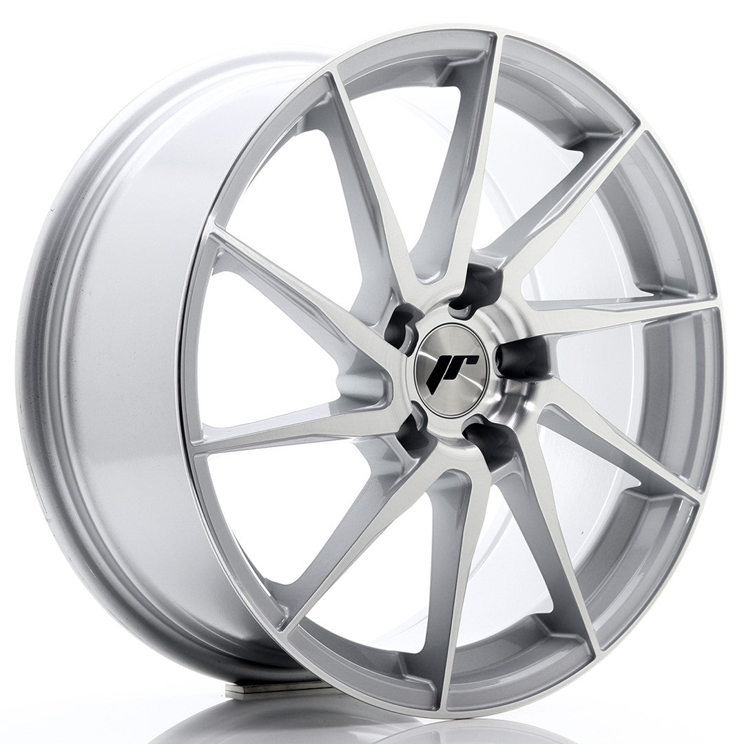 Japan Racing JR-36 18x8" 5x120 ET35, Gris Argenté / Poli