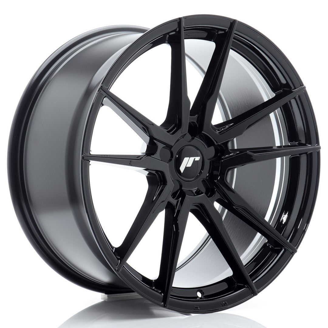 Japan Racing JR-21 Extreme Concave 20x10.5" (5 trous - sur mesure) ET15-45, Noir Brillant