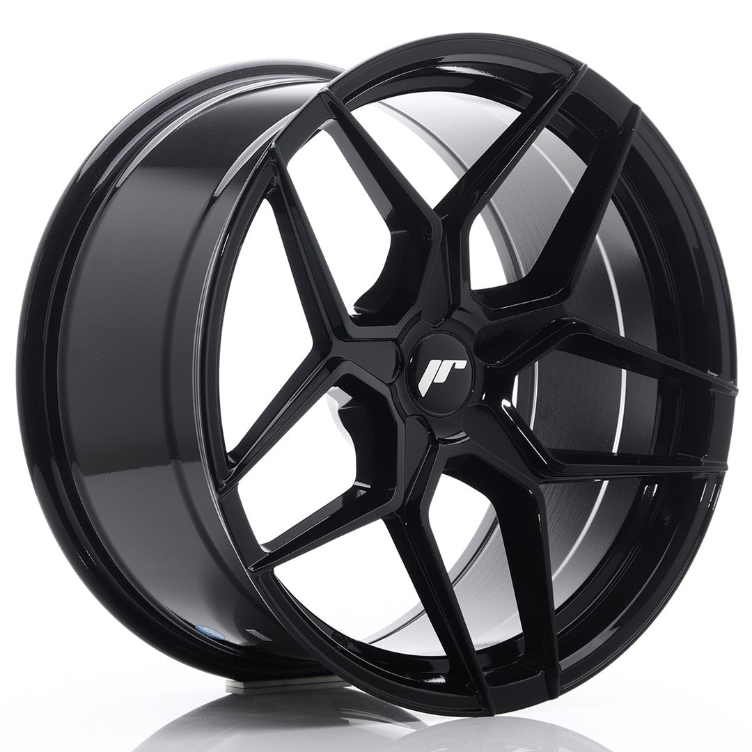 Japan Racing JR-34 Extreme Concave 19x9.5" (5 trous - sur mesure) ET20-40, Noir Brillant