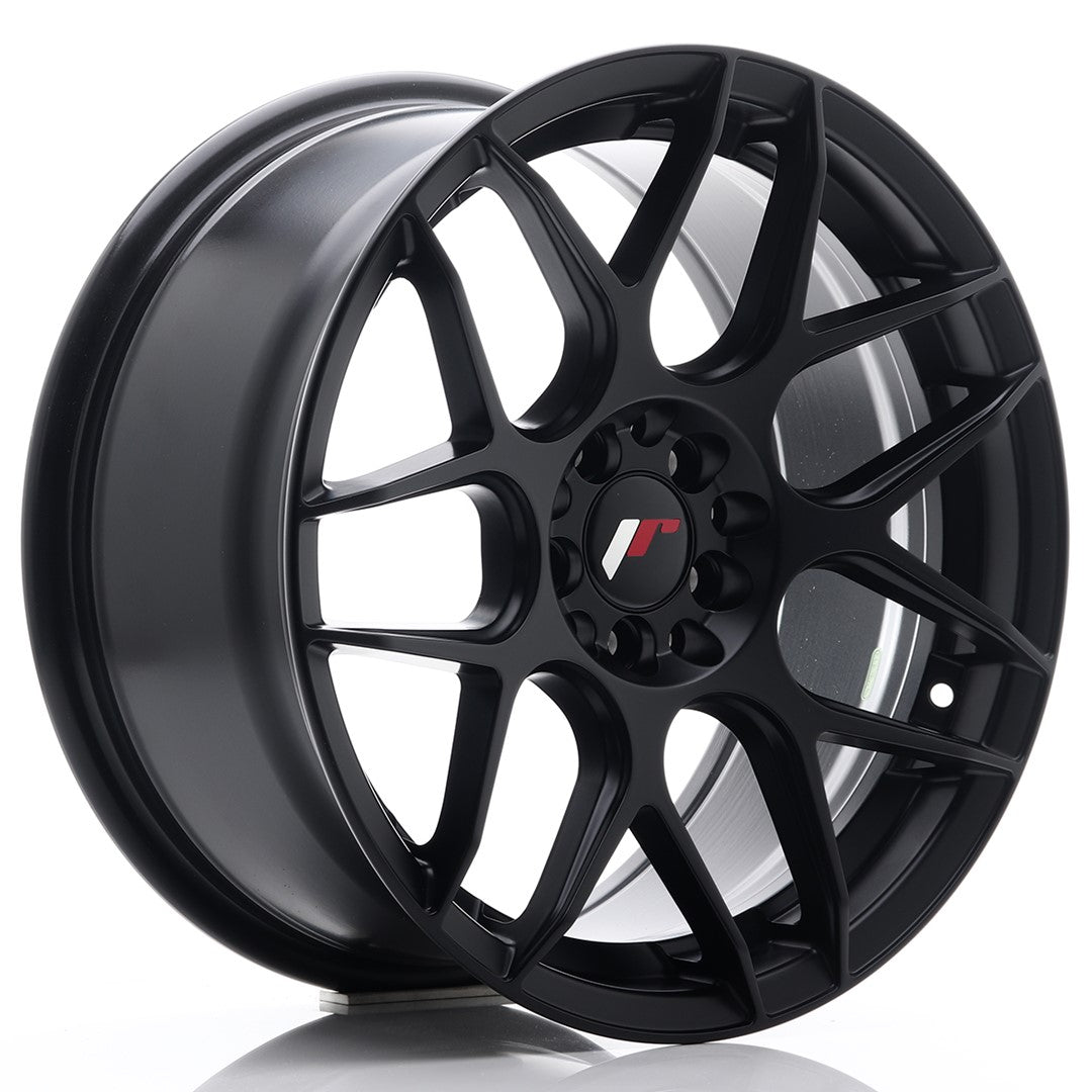 Japan Racing JR-18 17x8" 4x100/108 ET25, Noir Mat / Satiné