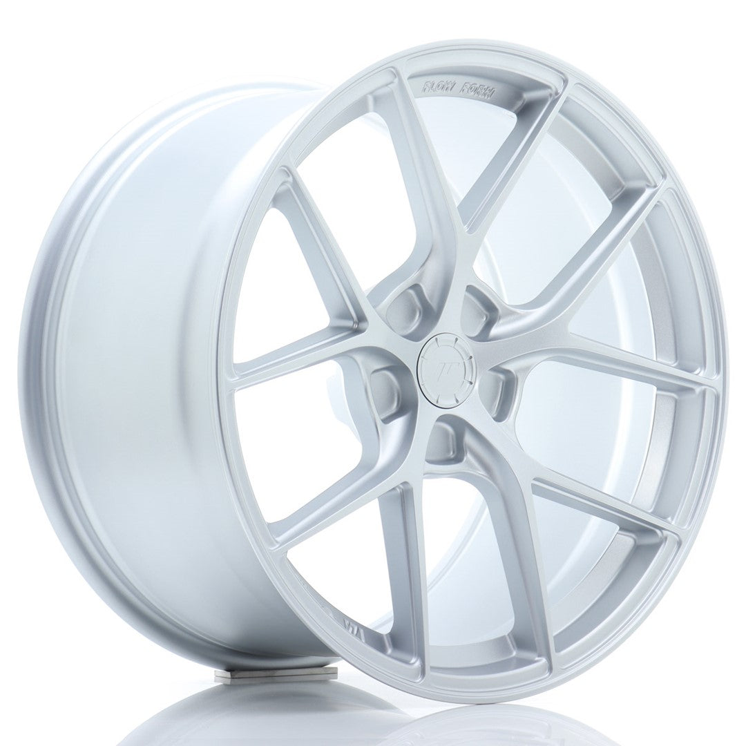 Japan Racing SL-01 Super Light 19x10.5" (5 trous - sur mesure) ET25-40, Gris Argenté