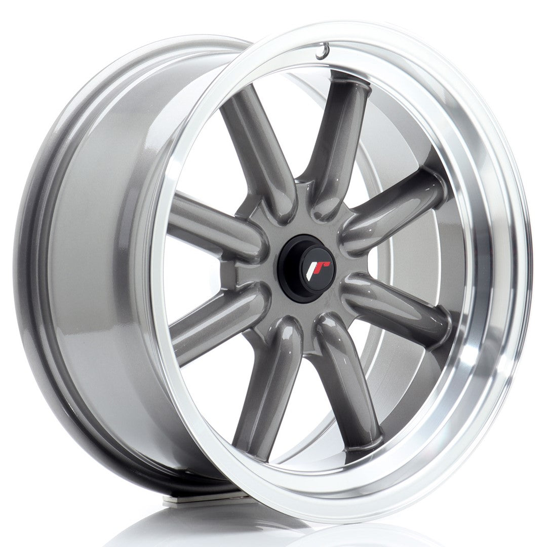 Japan Racing JR-19 17x8" (4 & 5 trous - sur mesure) ET-20-0, Gunmetal