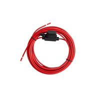 Câble d'alimentation 6M avec porte-fusible (1,5 / 4mm²)
