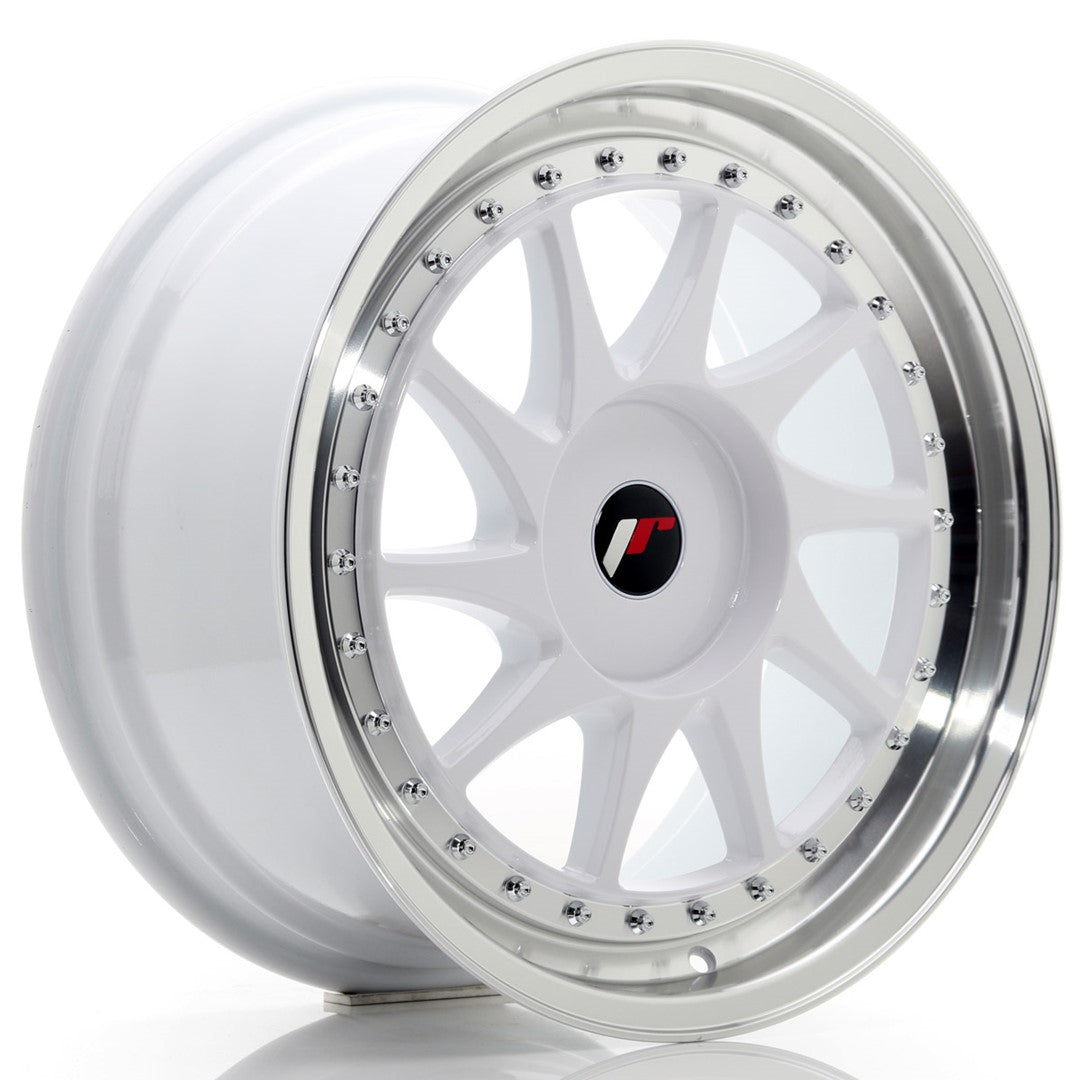 Japan Racing JR-26 18x8.5" (4 & 5 trous - sur mesure) ET20-40, Blanc