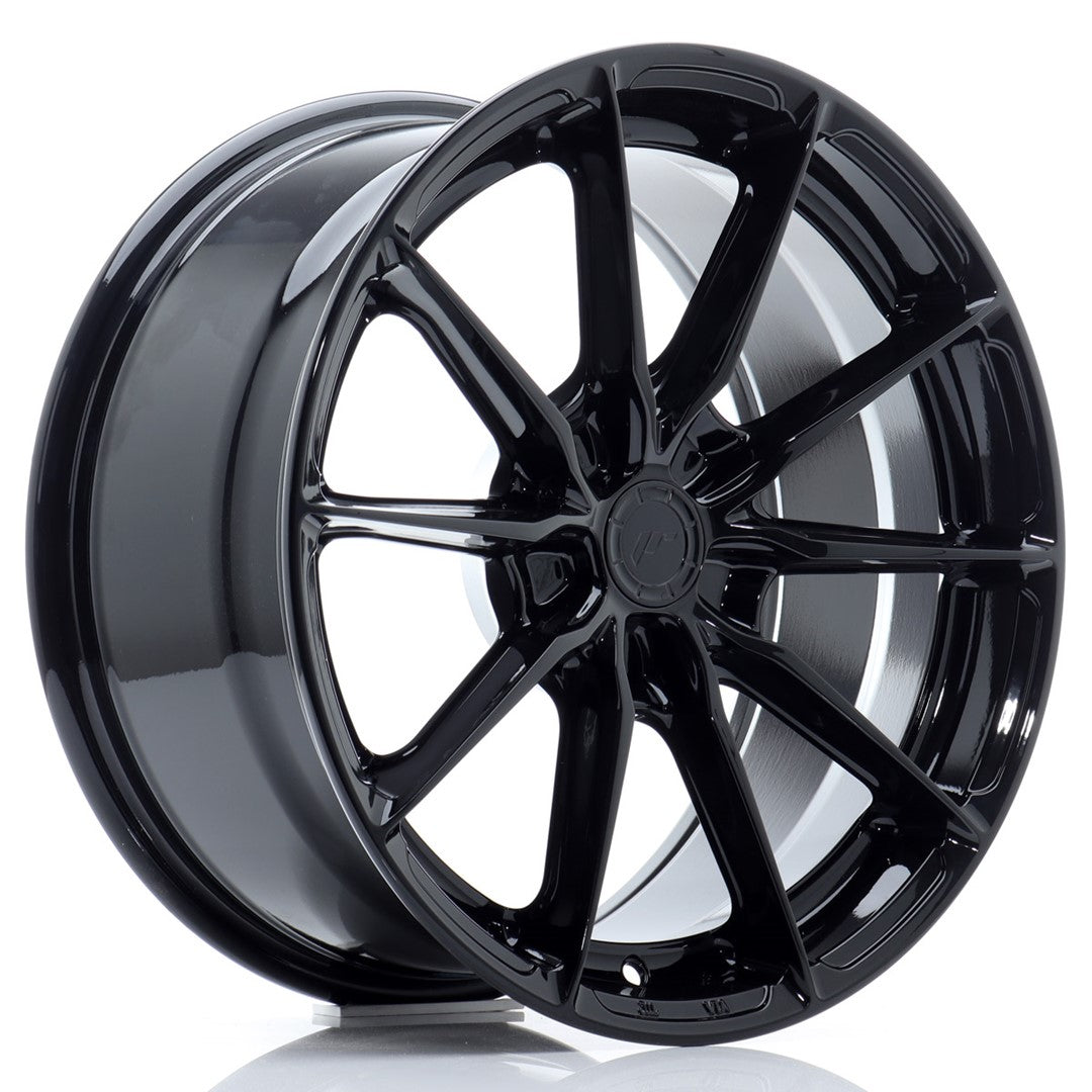 Japan Racing JR-37 17x8" (5 trous - sur mesure) ET20-40, Noir Brillant