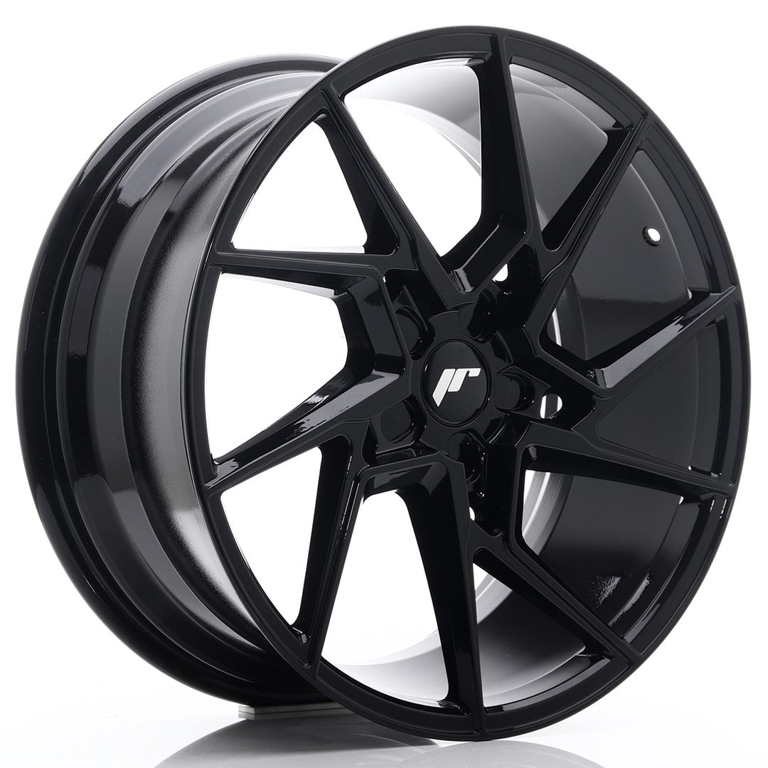 Japan Racing JR-33 Extreme Concave 20x9" (5 trous - sur mesure) ET20-48, Noir Brillant