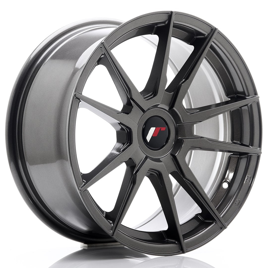 Japan Racing JR-21 17x8" (4 & 5 trous - sur mesure) ET35, Hyper Gray